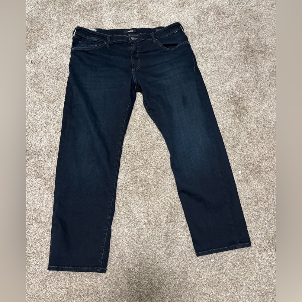 Mavi Men's Dark Blue Straight Jeans